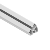 MODULAR SOLUTIONS EXTRUDED PROFILE 45MM X 45MM 45DEG ROUND, CUT TO THE LENGTH OF 1000 MM